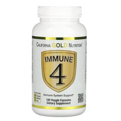 Комплекс для зміцнення імунітету, Immune4, California Gold Nutrition, 180 капсул