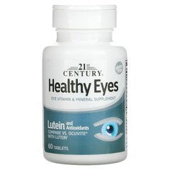 Комплекс для глаз, лютеин и антиоксиданты, Healthy Eyes, 21st Century, 60 таблеток