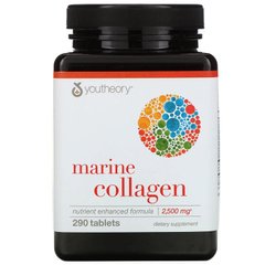 Морський колаген, поліпшена формула, Youtheory, 290 таблеток
