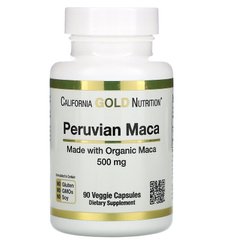 Перуанская мака, California Gold Nutrition, 500 мг, 90 капсул