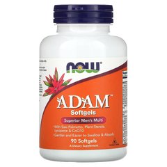 Мультивитамины для мужчин, ADAM, Superior Men's Multi, Now Foods, 90 капсул