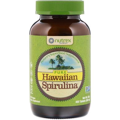 Гавайська спіруліна, Nutrex Hawaii, 500 мг, 400 таблеток