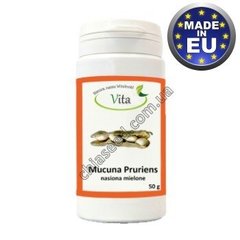 Мукуна жгучая, Mucuna pruriens, Vita, 50 грамм