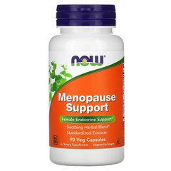 Менопауза, Menopause Support, Now Foods, смесь трав, 90 капсул