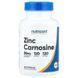 Цинк-карнозин, Zinc Carnosine, Nutricost, 120 капсул