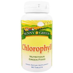 Хлорофилл, Sunny Green, 100 мг, 90 таблеток