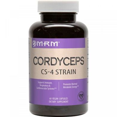 Кордицепс, штамм CS-4, MRM, 750 мг, 60 капсул