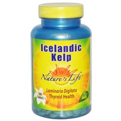 Исландский Келп, Nature's Life, 500 таблеток