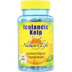 Исландский Келп, Nature's Life, 250 таблеток