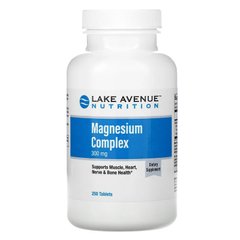 Комплекс магния, Lake Avenue Nutrition, 300 мг, 250 таблеток