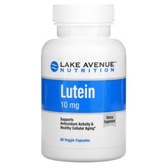 Лютеин и зеаксантин, Lake Avenue Nutrition, 10 мг, 60 капсул