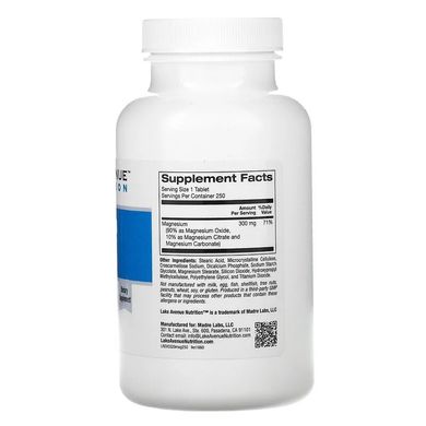 Комплекс магния, Lake Avenue Nutrition, 300 мг, 250 таблеток