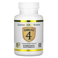 Комплекс для укрепления иммунитета, Immune4, California Gold Nutrition, 60 капсул