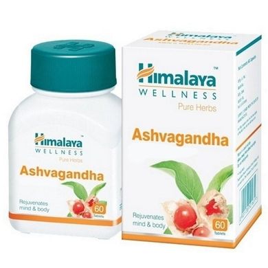 Оптимизированный экстракт ашвагандхи, Himalaya, 60 таблеток
