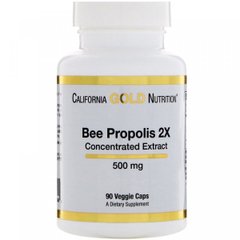 Прополис, Bee Propolis Extract, California Gold Nutrition, 500 мг, 90 капсул