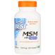 МСМ, метилсульфонилметан, OptiMSM, Doctor's Best, 1500 мг, 120 таблеток