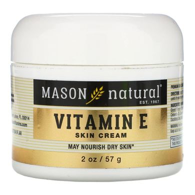 Крем для шкіри з вітаміном Е, Mason Natural, 57 грам