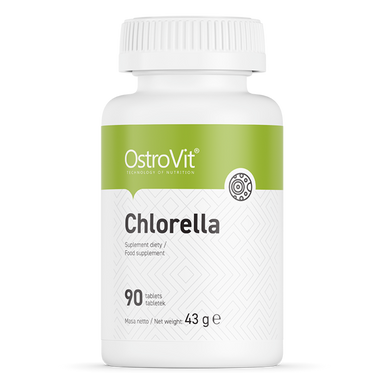 Хлорелла, Chlorella, Ostrovit, 500 мг, 90 таблеток