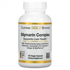 Силимарин комплекс, California Gold Nutrition, 120 капсул