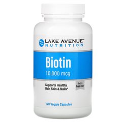 Биотин, Lake Avenue Nutrition, 10 000 мкг, 120 капсул