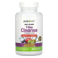 Средство для очистки с пробиотиками, 100% Pure 7-Day Cleanse, Purely Inspired, 42 капсул