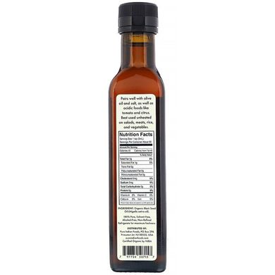Органическое масло черного тмина холодного отжима, Pure Indian Foods, 250 мл