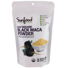 Мака Перуанская черная, Sunfood, 113 грамм