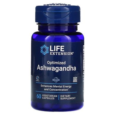 Оптимизированный экстракт ашвагандхи, Life Extension, 60 капсул
