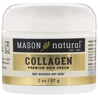 Коллагеновый крем премиум-класса, аромат груши, Mason Natural, 57 грамм