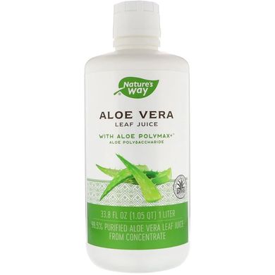 Алоэ вера, сок листьев, Aloe Vera, Nature's Way, 1000 мл